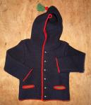 Kinder-Strickjacke "Ollie" marineblau/rot/grün 