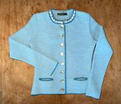 Damen-Strickjacke "Ava" Hellblau 
