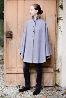 Lodencape "Huntress" Grau 